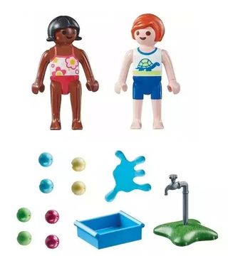 Playmobil 71166 niños juegos agua