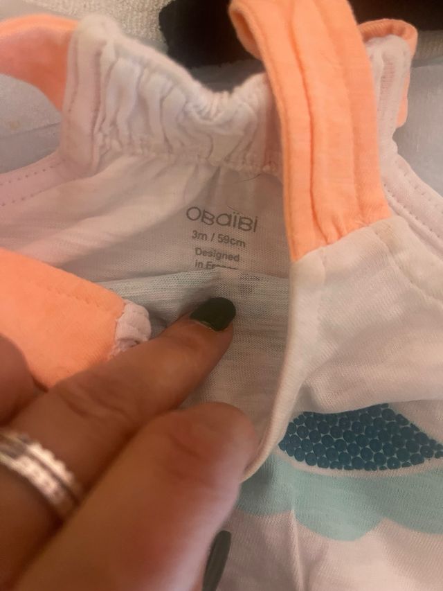 Lote 2 ropa bebe niña