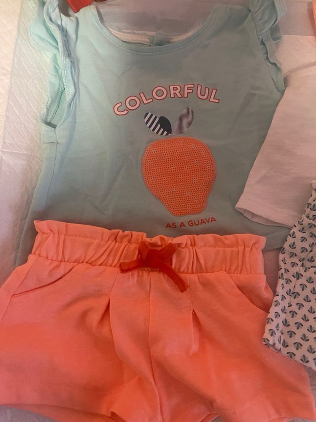 Lote 2 ropa bebe niña