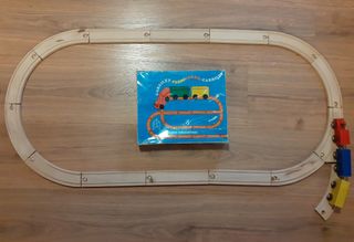 Tren madera juguete