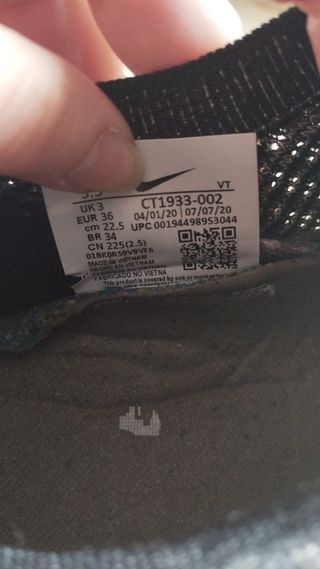 Zapatillas Nike niño tela