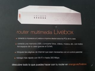 Router multimedia Livebox