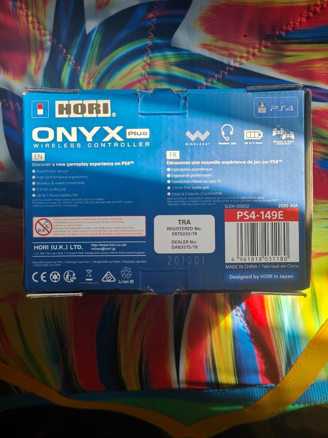 Mando Hori Onyx plus PS4