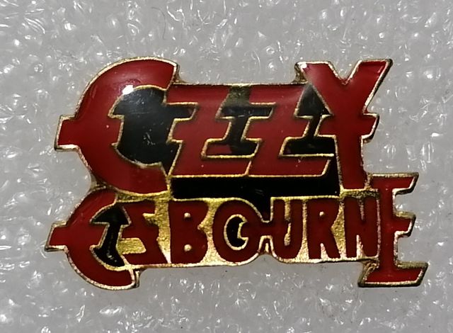 OZZY OSBOURNE , Vecchia Spilla / Pin anni 80