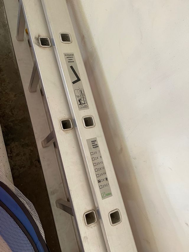 Escalera 2 Tramos Aluminio