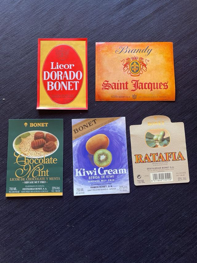 Lote de 39 etiquetas