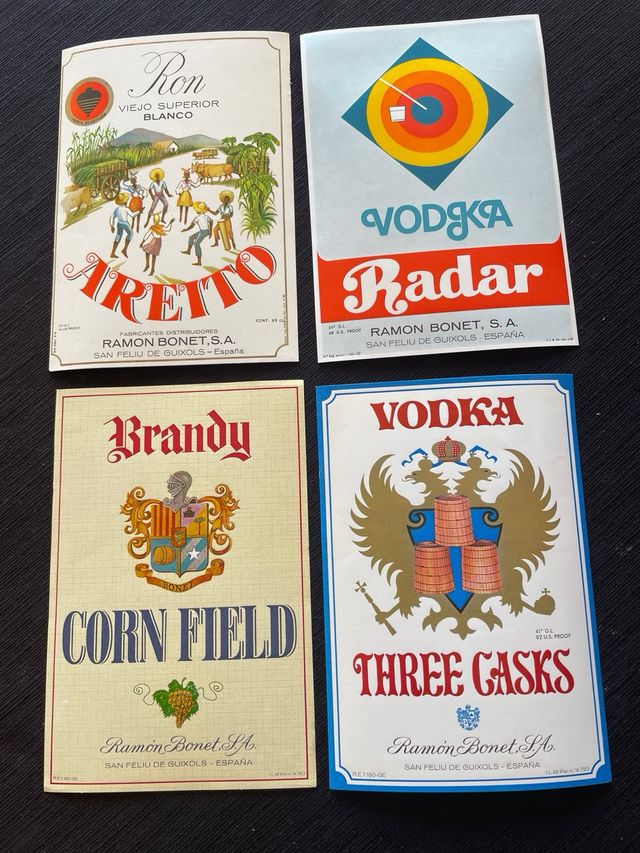 Lote de 39 etiquetas