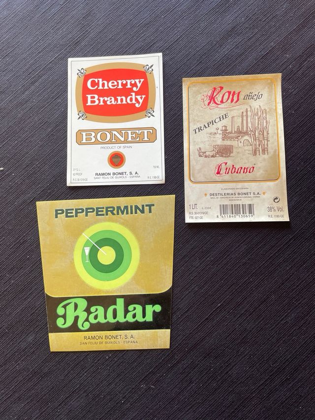 Lote de 39 etiquetas