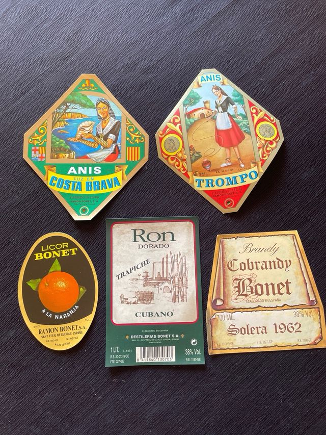 Lote de 39 etiquetas