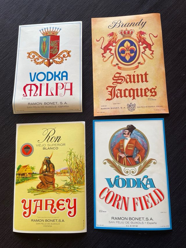 Lote de 39 etiquetas