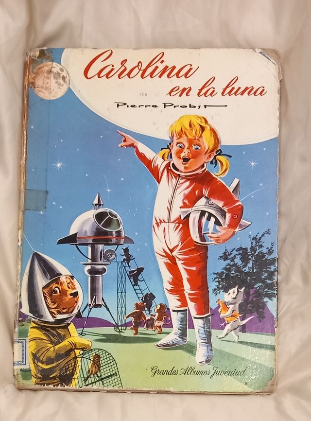 Cuento antiguo CAROLINA EN LA LUNA años 70