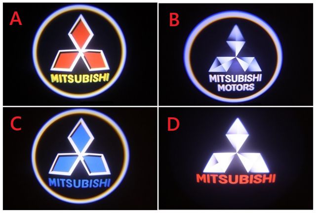 PROYECTORES LED PUERTAS LOGO MITSUBISHI