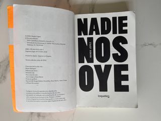 Nadie nos oye - Nando López