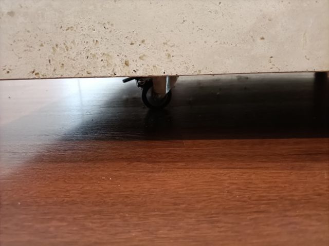 Mesa centro travertino