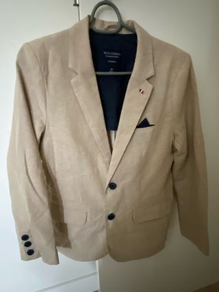 Chaqueta Beige de niño de comunion