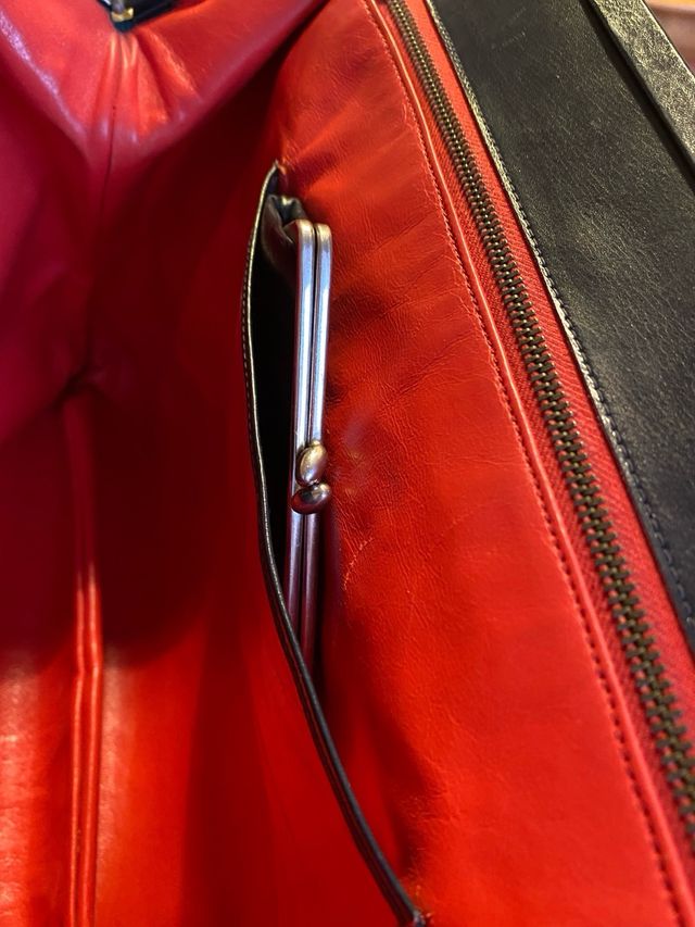 Borsa in pelle vintage anni 50