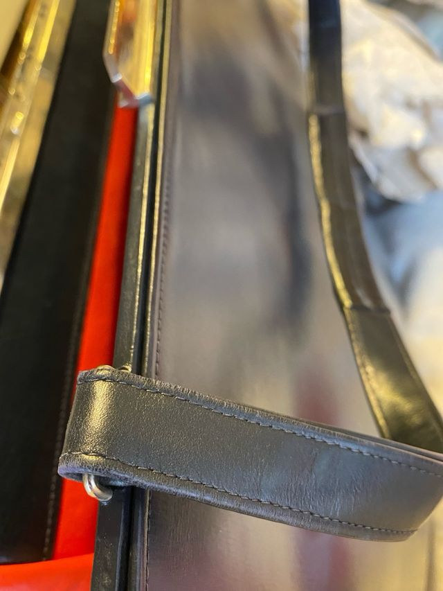 Borsa in pelle vintage anni 50