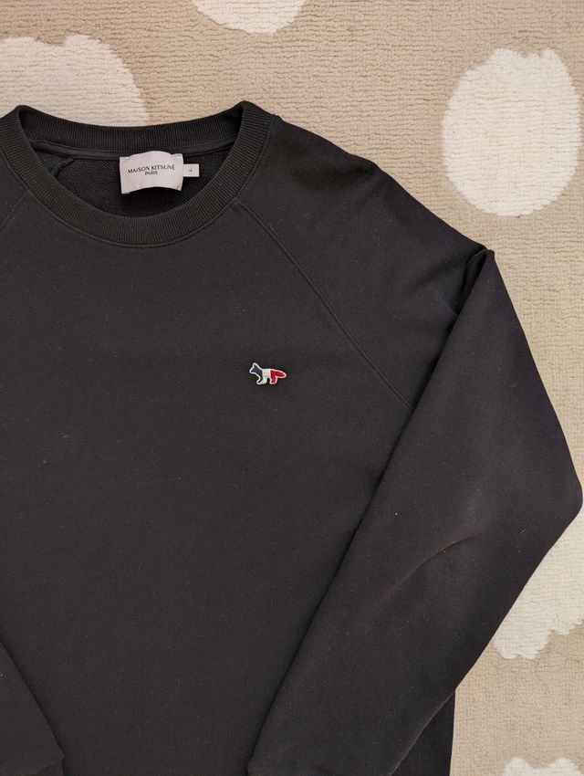 Sudadera negra Maison Kitsune