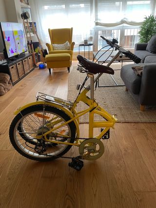 BICICLETA PLEGABLE TOT AMARILLA