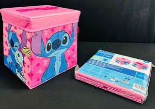STITCH Pouf contenitore rosa (nuovo)