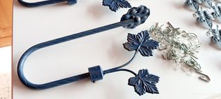 Cortina y barra con accesorios