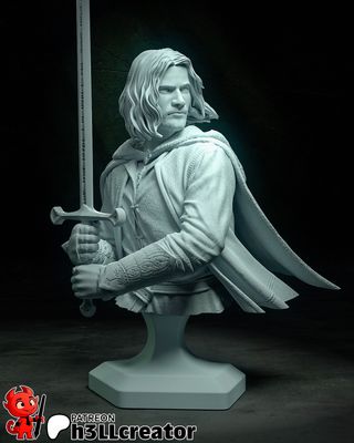 Aragorn - Figura resina 3D