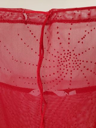 Camisón picardías rojo