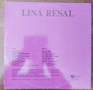 vinyl 33 giri Lina Resal Vol. 9