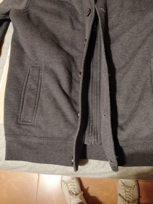 Chaqueta parka gris