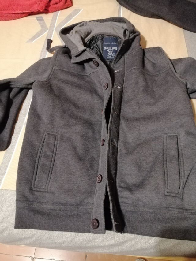 Chaqueta parka gris