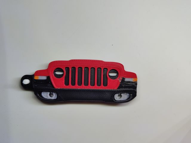 Llavero 3D personalizado Jeep Wrangler Rubicon