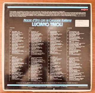 Box 4 vinyl 33 giri Luciano Taioli - Nozze D'Oro c