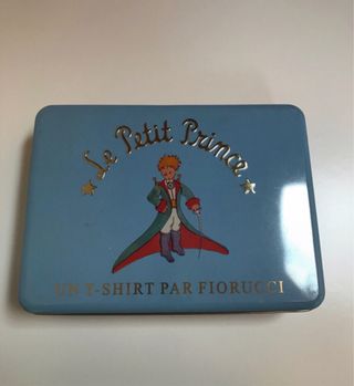 scatola box coperchio latta Fiorucci petit prince 