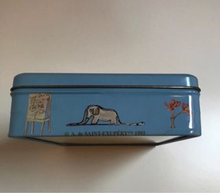scatola box coperchio latta Fiorucci petit prince 