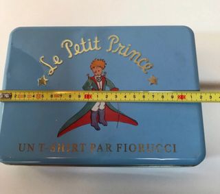 scatola box coperchio latta Fiorucci petit prince 