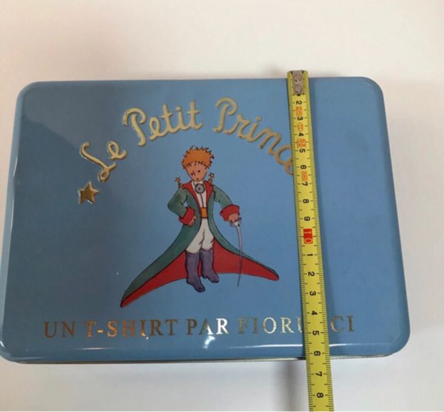 scatola box coperchio latta Fiorucci petit prince