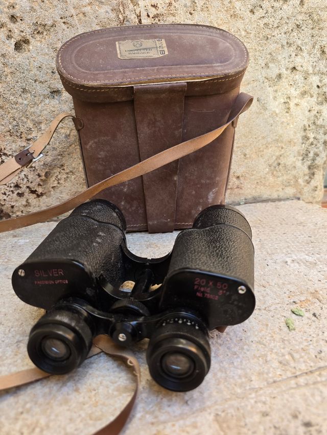 Prismáticos silver antiguos