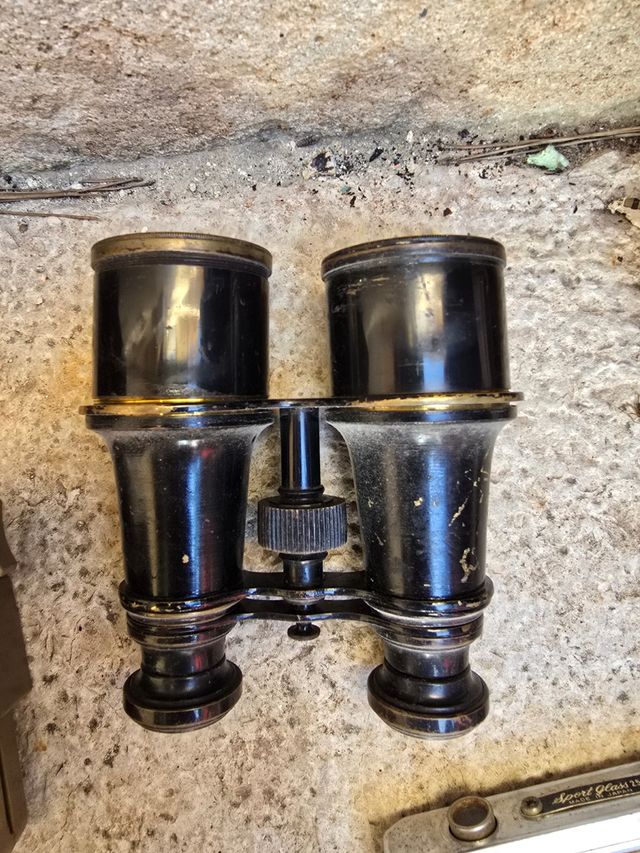 Prismáticos silver antiguos