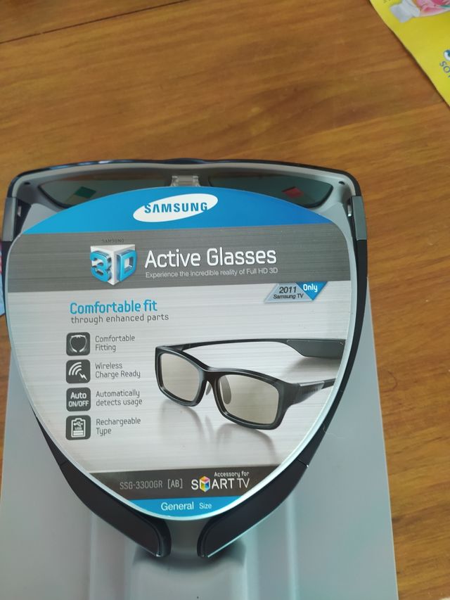 Gafas sin estrenar para ver la tlv