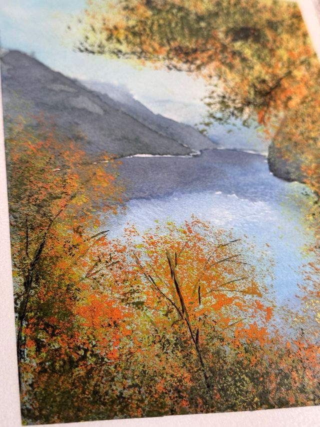 Dibujo original “paisaje montañoso