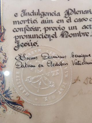 Bendición Apostolica  Pablo VI