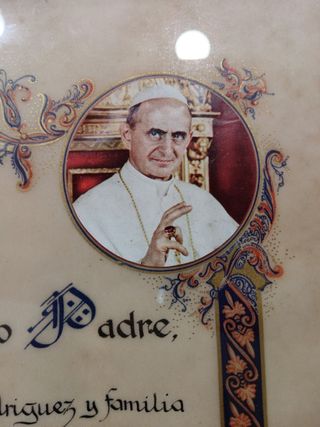 Bendición Apostolica  Pablo VI