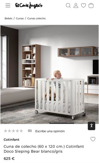 Cuna de colecho Cotinfant Doco Sleeping blanco