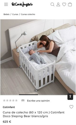 Cuna de colecho Cotinfant Doco Sleeping blanco