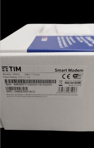 Smart Modem Tim wi-Fi per ADSL e Fibra