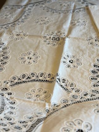 Elegante tovaglia rotonda x8