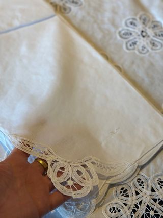 Elegante tovaglia rotonda x8
