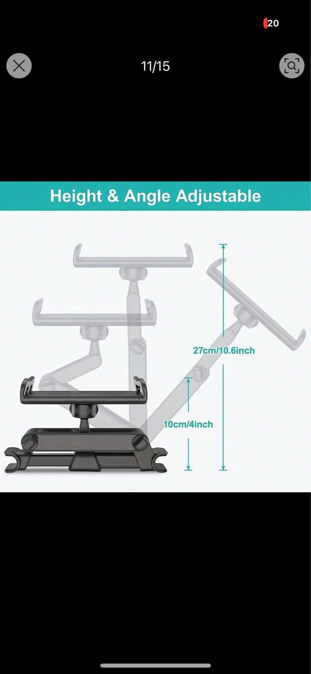 Soporte Reposacabezas Para Tablets