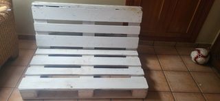 Palet sofa madera 2 plazas