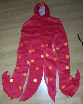 Disfraz de adulto.Pulpo.